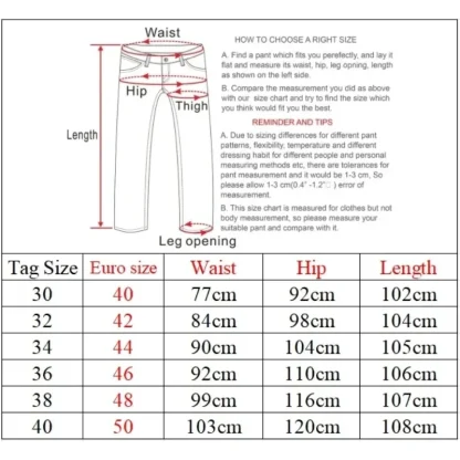 Men's Sleek Solid Color Pants - Image 7